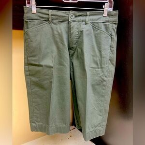 St. John's Bay Olive Green Bermuda Shorts